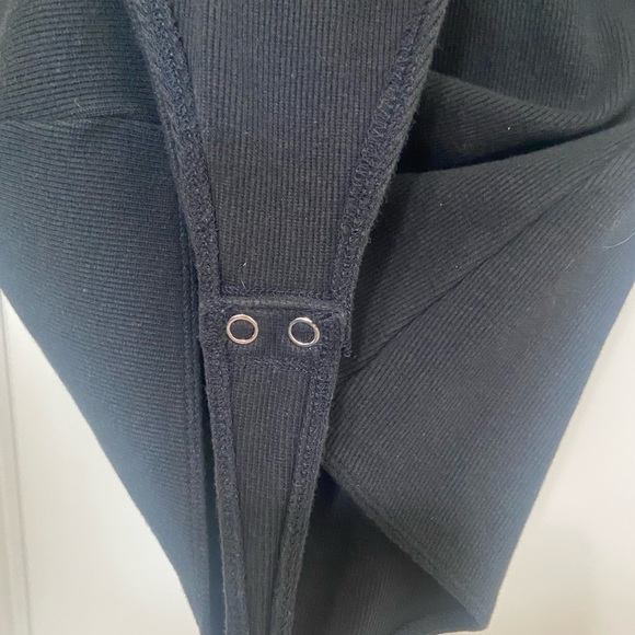 Nuuds long sleeve ribbed crew neck bodysuit size L - Picture 3 of 6
